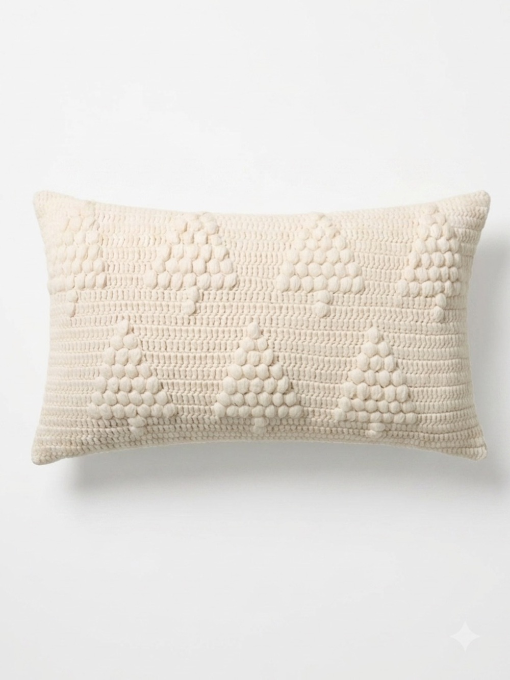 NWT Joon Loloi Holiday Marley Ivory Winter Tree Lumbar Pillow Cover 16x26 Accent